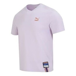 PUMA: Фиолетовая футболка 