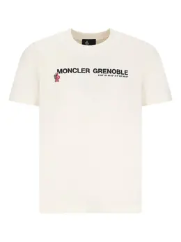 Moncler Grenoble: Футболка с принтом 