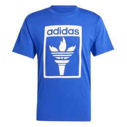 Adidas: Синяя футболка  Trefoil
