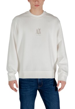 Armani Exchange: Белая толстовка 