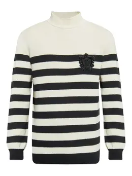 Balmain: Свитер в полоску 