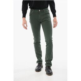 Corneliani: Джинсы с вышивкой 