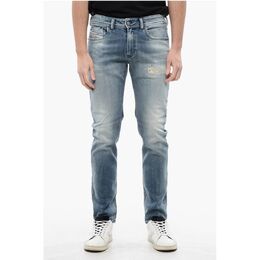 Diesel: Джинсы  Sleenker с заниженной талией
