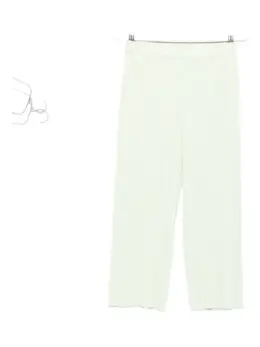 Pleats Please Issey Miyake: Светлые брюки 