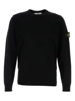 Stone Island: Чёрный свитер 