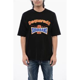 Dsquared2: Хлопковая футболка  Skater