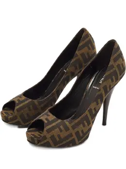 Fendi Pre-Owned: Коричневые туфли 
