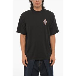 Marcelo Burlon: Однотонная футболка  Cross