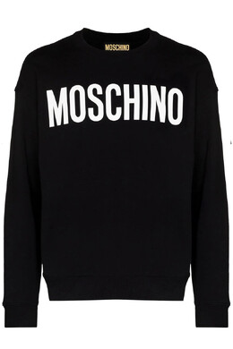 Moschino: Чёрная толстовка 