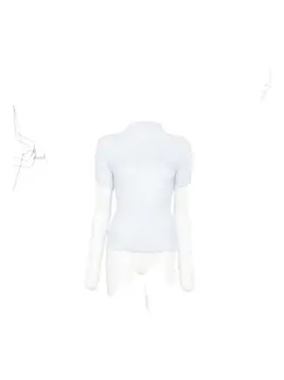 Issey Miyake: Светлая блуза 
