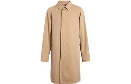 Burberry: Пальто цвета хаки 