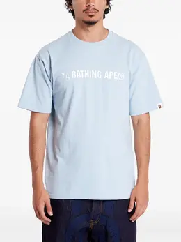 A BATHING APE®: Светлая футболка 