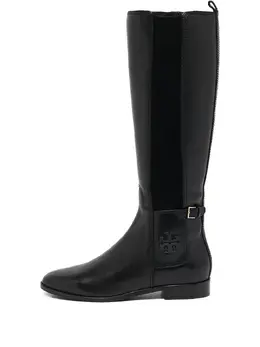 Tory Burch: Чёрные ботинки 