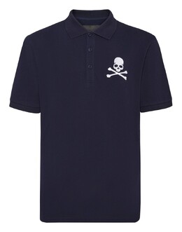 Philipp Plein: Синяя рубашка  Skull