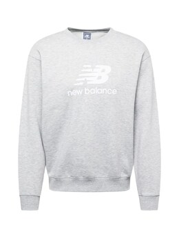 New Balance: Серый свитер 