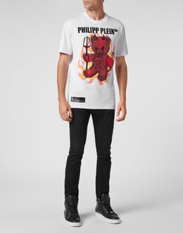 Philipp Plein: Белая футболка  Teddy Bear