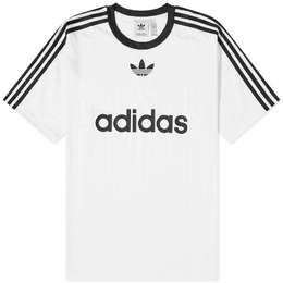 Adidas: Белая футболка  Adicolor