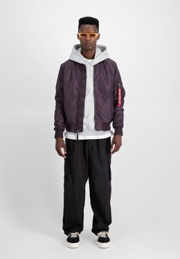 Alpha Industries: Фиолетовая куртка 