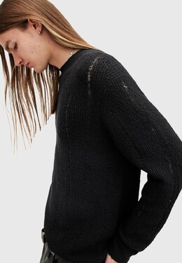 Allsaints: Чёрный свитер 