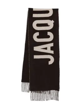 Jacquemus: Тёмный шарф 