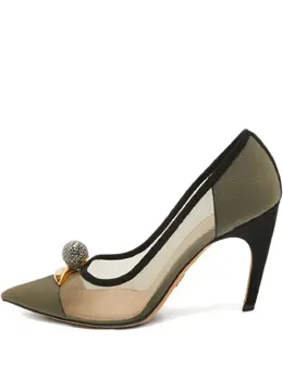 Christian Dior Pre-Owned: Зелёные туфли 