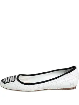 Christian Dior Pre-Owned: Белые балетки 