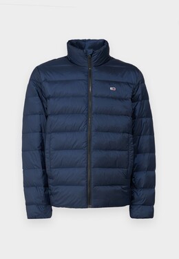 Tommy Jeans: Тёмный пуховик 