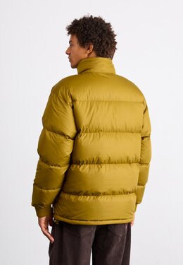 The North Face: Пуховик цвета хаки 