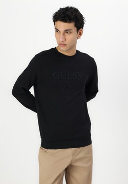 GUESS: Чёрная толстовка 