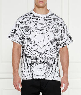 Just Cavalli: Белая футболка 