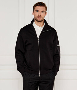 Armani Exchange: Чёрная толстовка 
