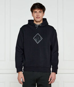 Armani Exchange: Толстовка с капюшоном 