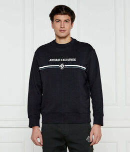 Armani Exchange: Чёрная толстовка 
