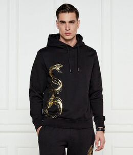 Armani Exchange: Чёрная толстовка 