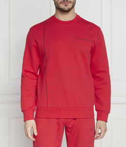 Armani Exchange: Красная толстовка 