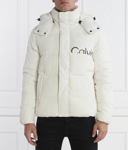 Calvin Klein Jeans: Белая куртка 