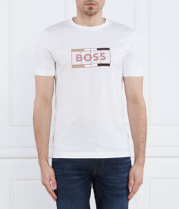 BOSS: Белая футболка 