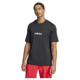Adidas: Чёрная футболка  Essentials