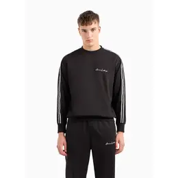 Armani Exchange: Чёрная толстовка 