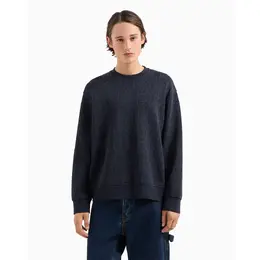 Armani Exchange: Чёрная толстовка 
