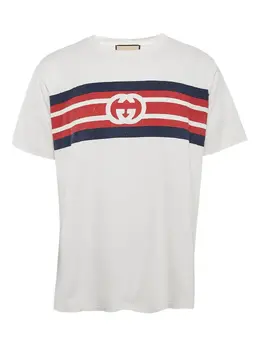Gucci Pre-Owned: Футболка с принтом 