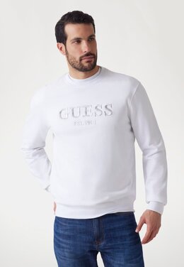 GUESS: Белая толстовка 