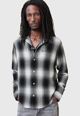 Allsaints: Серая рубашка 