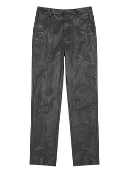 MM6 Maison Margiela: Льняные брюки 