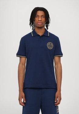 Versace Jeans Couture: Синяя рубашка 