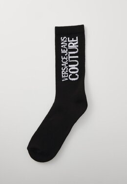 Versace Jeans Couture: Чёрные носки 
