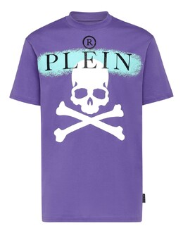 Philipp Plein: Фиолетовая футболка 