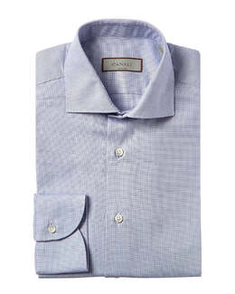 Canali: Синяя рубашка 