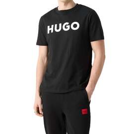 Hugo Boss: Чёрная футболка 