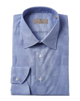 Canali: Синяя рубашка 